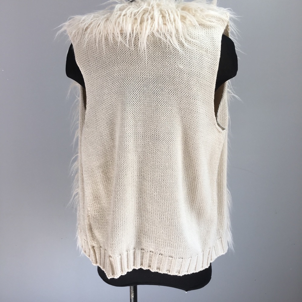 !! I.N San Francisco faux fur vest - Picture 4 of 7